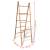 Scară dublă pentru prosoape cu 5 trepte din bambus 50 x 160 cm, 5 image