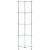 Raft cu 5 niveluri transparent, 30x30x130 cm, sticlă securizată, 3 image