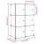 Dulap de depozitare cub pentru copii, 6 cuburi, roz, pp, 8 image