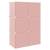 Dulap de depozitare cub pentru copii, 6 cuburi, roz, pp, 5 image