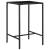 Set mobilier bar de grădină cu perne, 3 piese, negru, poliratan, 3 image