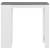 Masă bar cu rafturi, alb, 110x50x103 cm, 3 image