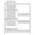 Masă de bar cu raft mobil, alb, 138x39x110 cm, 5 image