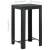 Set mobilier bar exterior cu perne, 5 piese, negru, poliratan, 11 image