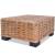 Set mobilier cu canapea 14 piese, culoare naturală, ratan, 7 image