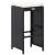 Set mobilier de bar de exterior, negru, poliratan, 5 image