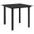 Set mobilier de exterior, 3 piese, negru, ratan pvc, 3 image