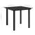 Set mobilier de exterior, 3 piese, negru, ratan pvc, 10 image