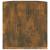 Cutie de depozitare viniluri, stejar fumuriu, 71x34x36 cm, lemn, 4 image