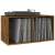 Cutie de depozitare viniluri, stejar fumuriu, 71x34x36 cm, lemn, 5 image