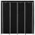 Șifonier cu 4 compartimente, negru, 175 x 45 x 170 cm, 4 image