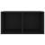 Cutie de depozitare viniluri, negru, 71x34x36 cm, lemn compozit, 3 image