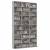 Dulap pentru cd-uri, gri beton, 102 x 23 x 177,5 cm, pal, 3 image