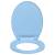 Capac wc închidere silențioasă eliberare rapidă albastru oval, 4 image