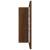 Dulap cu oglindă & led stejar maro 60x12x45 cm lemn compozit, 9 image