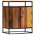 Dulap lateral, 60 x 35 x 76 cm, lemn masiv reciclat și oțel, 10 image