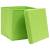 Cutii depozitare cu capac, 4 buc., verde, 28x28x28 cm, 3 image