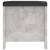 Cutie depozitare pernă gri beton, 105x40x45 cm, lemn prelucrat, 6 image