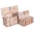 Set cufere de depozitare, 2 buc., lemn de acacia, 7 image