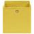 Cutii depozitare, 10 buc., galben, 28x28x28cm, material nețesut, 3 image
