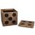 Cutie de depozitare mindi lemn 40x40x40 cm, design tip zar, 3 image