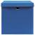 Cutii de depozitare cu capac, 10 buc., albastru, 28x28x28 cm, 4 image