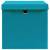 Cutii de depozitare cu capac, 4 buc., bleu, 28x28x28 cm, 5 image
