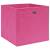 Cutii depozitare, 10 buc., roz, 32x32x32 cm, textil, 2 image