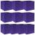 Cutii depozitare, 10 buc., violet, 32x32x32 cm, textil