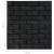Tapet de perete autocolant, model cărămizi 3d, 40 buc., negru, 7 image