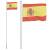 Steag spania și stâlp din aluminiu, 6,23 m, 2 image