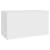 Cufăr de depozitare, alb, 84x42x46 cm, lemn compozit, 5 image