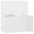 Cufăr depozitare, alb extralucios, 84x42x46 cm, lemn compozit, 3 image