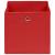 Cutii depozitare, 4 buc., roșu, 28x28x28 cm, textil nețesut, 4 image