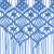 Perdea macrame, albastru, 140 x 240 cm, bumbac, 4 image