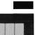 Perdele de ușă anti-insecte cu magnet, 2 buc., negru 230x160 cm, 7 image