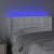 Tăblie de pat cu led, alb, 93x16x78/88 cm, piele ecologică, 4 image