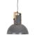 Lampă suspendată industrială 25 w gri, 52 cm, mango e27, rotund, 2 image