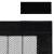 Perdele de ușă anti-insecte cu magnet, 2 buc., negru, 200x80 cm, 6 image
