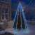 Instalație pom de crăciun cu 300 led-uri albastru 300 cm