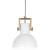 Lampă suspendată industrială 25 w alb, 32 cm, mango e27, rotund, 3 image