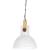 Lampă suspendată industrială 25 w alb, 32 cm, mango e27, rotund, 4 image