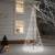 Pom de crăciun cu stâlp de metal, 500 led-uri, alb rece, 3 m