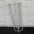 Draperii opace aspect in, cârlige, 2 buc., negru, 140 x 175 cm, 4 image