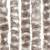 Perdea pentru insecte, gri taupe și alb, 56 x 185 cm, chenille, 5 image