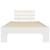 Cadru de pat, alb, 100 x 200 cm, lemn masiv de pin, 3 image