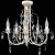 Lampă de plafon suspendată, candelabru cristal, elegant, 5 becuri