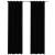 Perdele opace aspect pânză, cârlige, 2 buc., negru, 140x245 cm, 2 image
