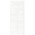 Ușă de hambar, alb, 90x1,8x214 cm, lemn masiv de pin, 5 image