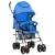 Landou/cărucior pliabil copii 2-în-1, albastru, oțel